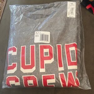 “Cupid crew” fleece sweatshirt NWT